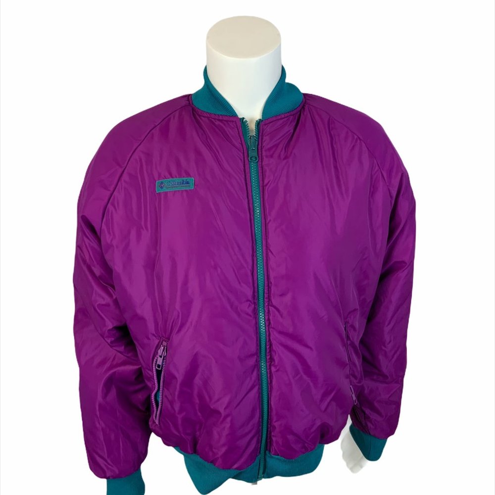 Vintage Columbia reversible puffer coat size M - Picture 2 of 16